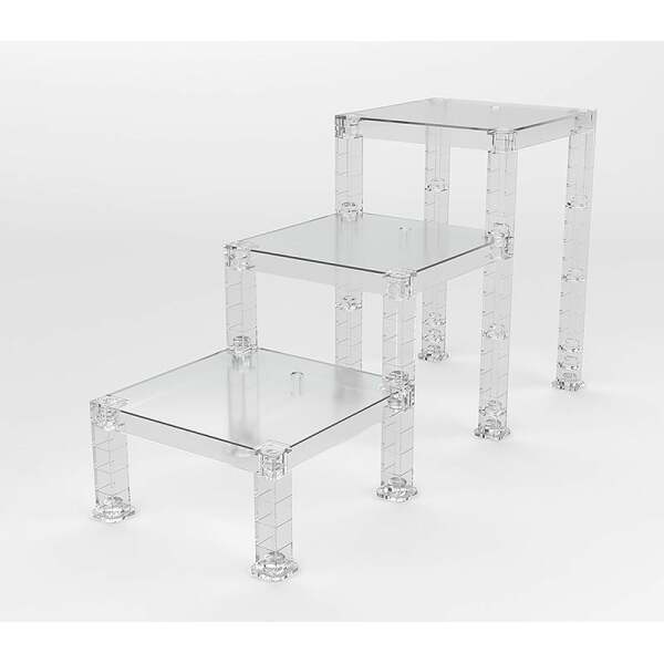 Soportes para Figuras Build-On Type The Simple Stand Pack de 3 (Translucent) GSC - Collector4U.com