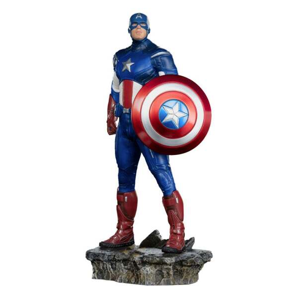 Estatua Capitán América Battle of NY The Infinity Saga BDS Art Scale 1/10 23cm Iron Studios - Collector4U.com