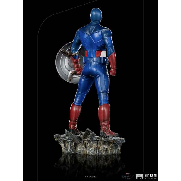 Estatua Capitán América Battle of NY The Infinity Saga BDS Art Scale 1/10 23cm Iron Studios - Collector4U.com