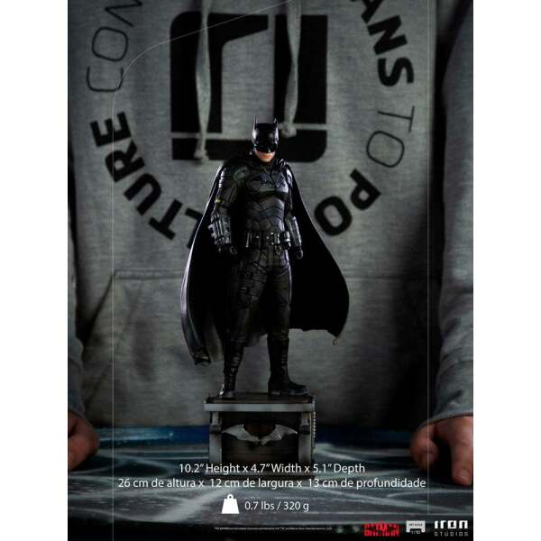 Estatua The Batman Art Scale The Batman Movie DC Comics 1/10 26cm Iron Studios - Collector4U.com