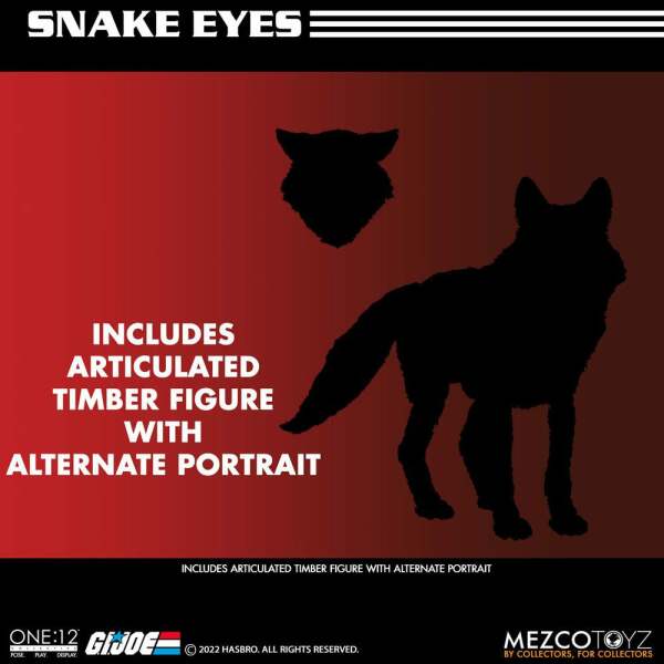 Figura Snake Eyes G.I. Joe 1/12 Deluxe Edition 17 cm Mezco Toys - Collector4U.com