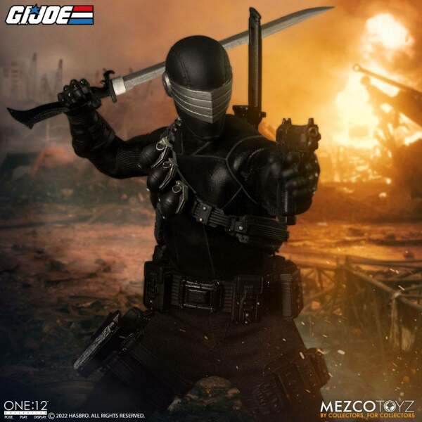 Figura Snake Eyes G.I. Joe 1/12 Deluxe Edition 17 cm Mezco Toys - Collector4U.com