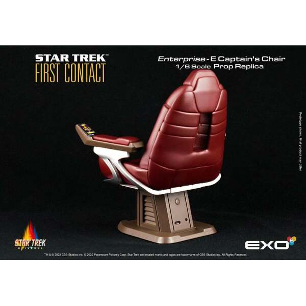 Réplica Enterprise-E Captain's Chair Star Trek: Primer Contacto 1/6 15 cm EXO-6 - Collector4U.com