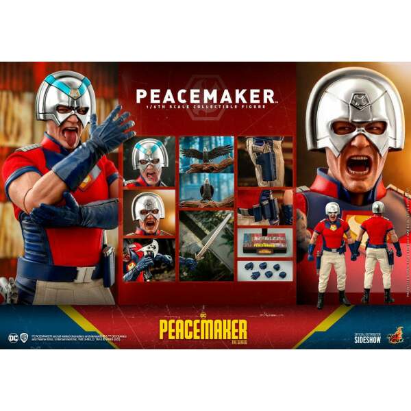 Figura Peacemaker Escuadrón Suicida Movie Masterpiece 1/6 31 cm Hot Toys - Collector4U.com