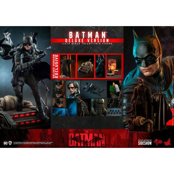 Figura Batman Deluxe The Batman Version Movie Masterpiece 1/6 31cm Hot Toys - Collector4U.com