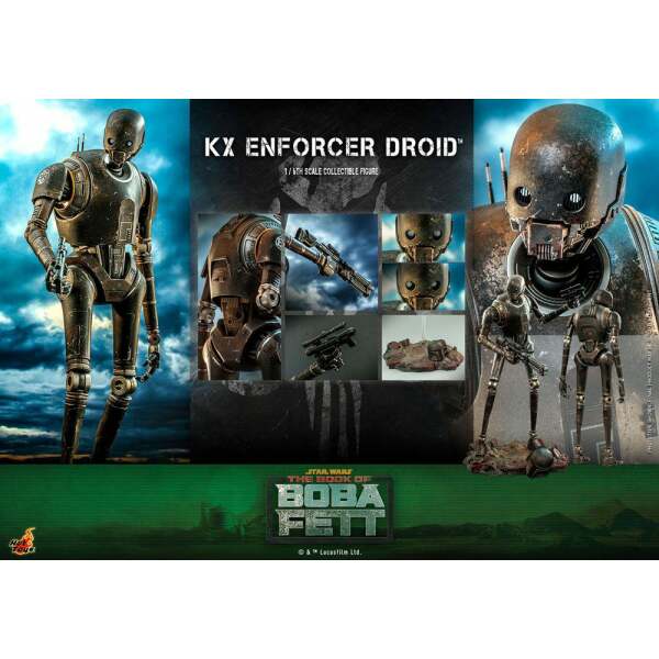 Figura Enforcer Droid Star Wars: The Book of Boba Fett 1/6 KX 36 cm Hot Toys - Collector4U.com