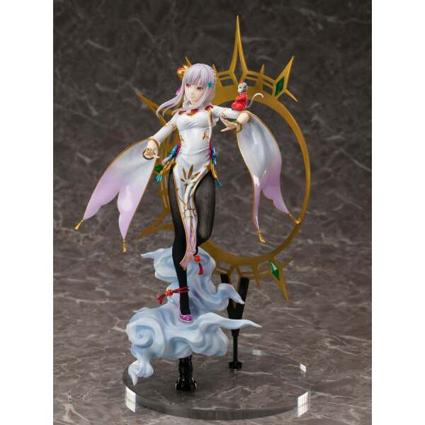 Estatua Emilia Re:ZERO -Starting Life in Another World- PVC 1/7 China Dress Ver. 38 cm Furyu - Collector4U.com