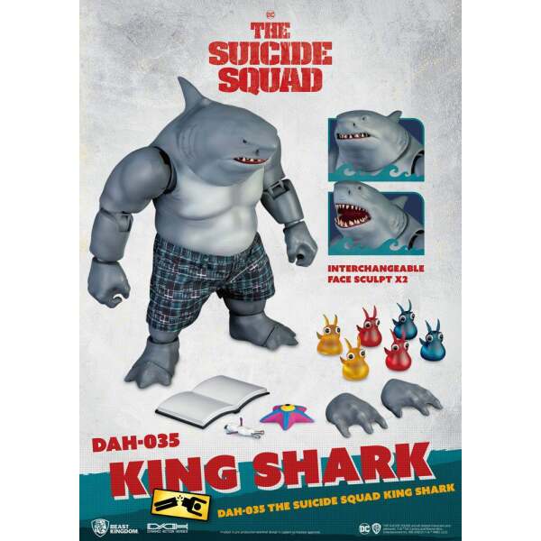 Figura King Shark El Escuadrón Suicida Dynamic 8ction Heroes 1/9 21 cm Beast Kingdom Toys - Collector4U.com