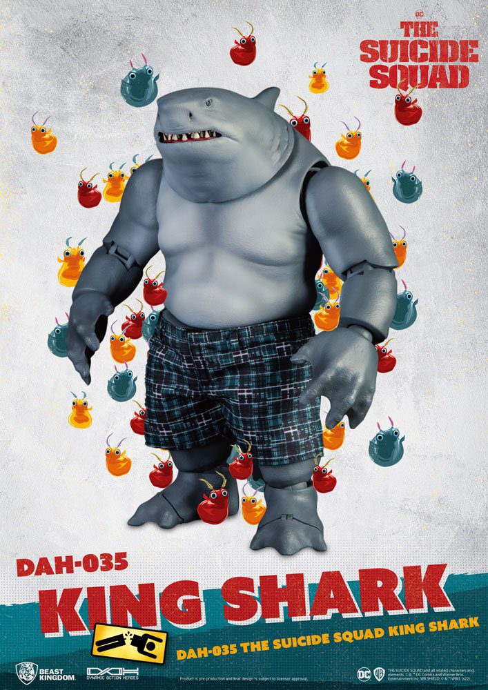 Figura King Shark El Escuadrón Suicida Dynamic 8ction Heroes 1/9 21 cm Beast Kingdom Toys