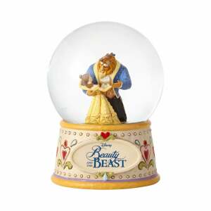 Bola de agua decorativa La Bella y la Bestia Disney 17 cm Enesco - Collector4U.com