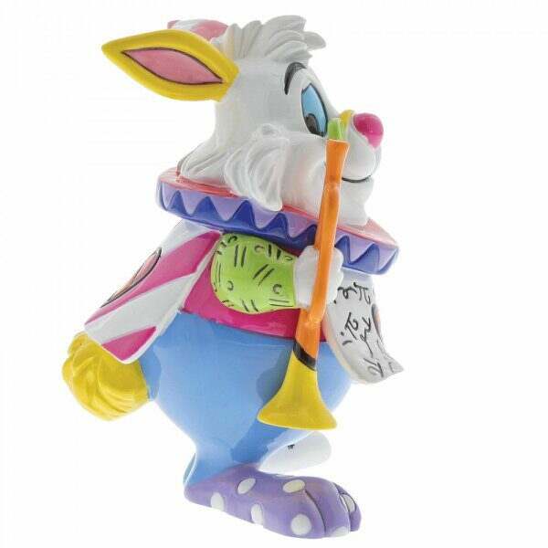 Figura decorativa Conejo Blanco Disney 8cm Enesco - Collector4U.com