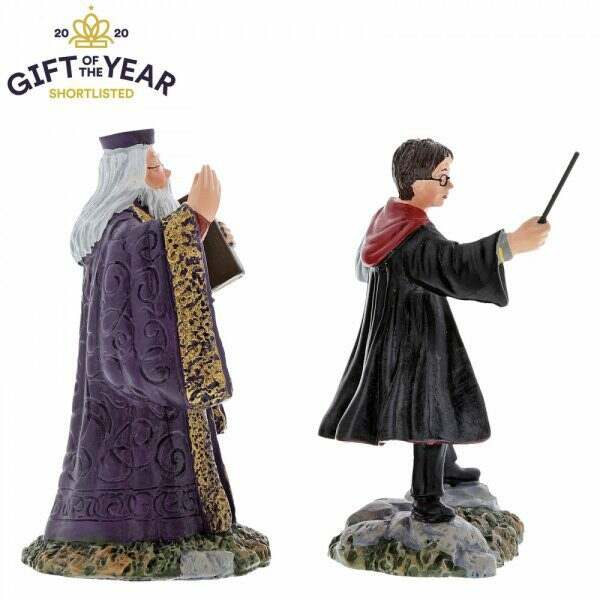 Figura decorativa Harry Potter y Dumbledore 8 cm Enesco - Collector4U.com