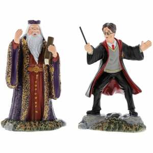 Figura decorativa Harry Potter y Dumbledore 8 cm Enesco - Collector4U.com