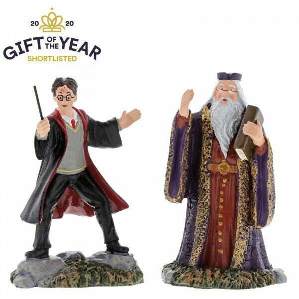 Figura decorativa Harry Potter y Dumbledore 8 cm Enesco - Collector4U.com