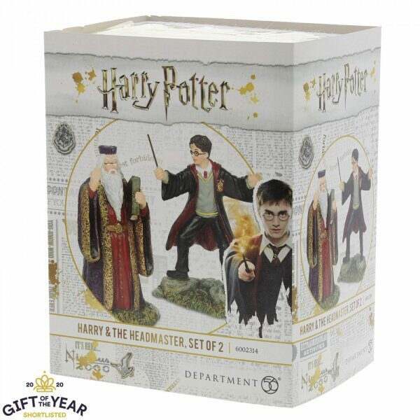 Figura decorativa Harry Potter y Dumbledore 8 cm Enesco - Collector4U.com