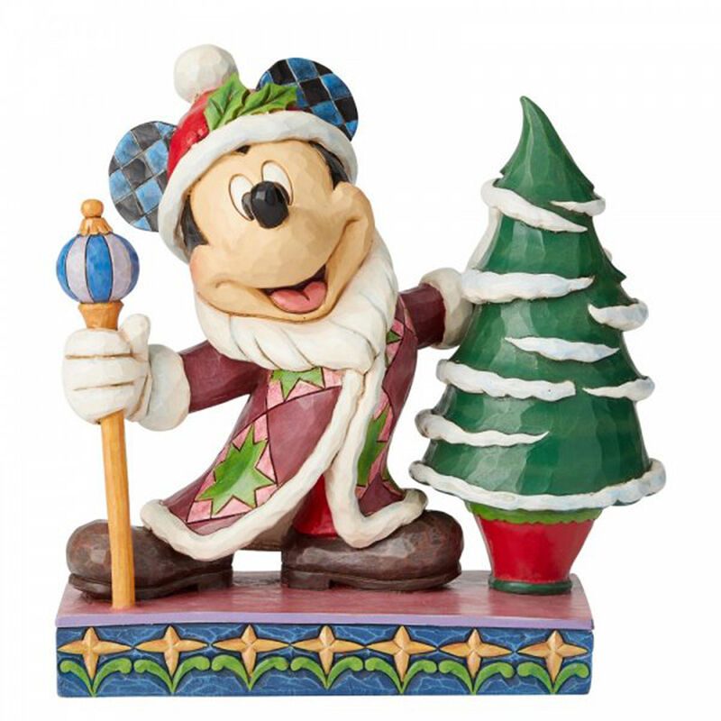 Figura decorativa Mickey navideño Disney 19 cm Enesco