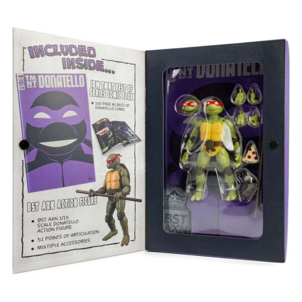 Figura y Cómic Donatella Tortugas Ninja BST AXN x IDW Exclusive 13 cm The Loyal Subjects - Collector4U.com