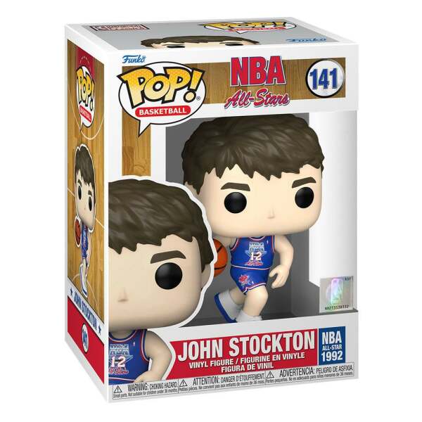 Funko John Stockton NBA Legends (Blue All Star Uni 1992) POP! Basketball Vinyl Figura 9cm - Collector4U.com