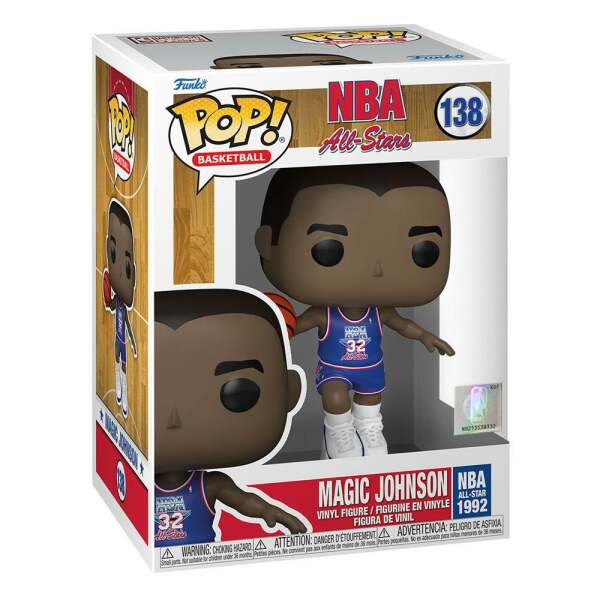 Funko John Stockton NBA Legends (Blue All Star Uni 1992) POP! Basketball Vinyl Figura 9cm - Collector4U.com