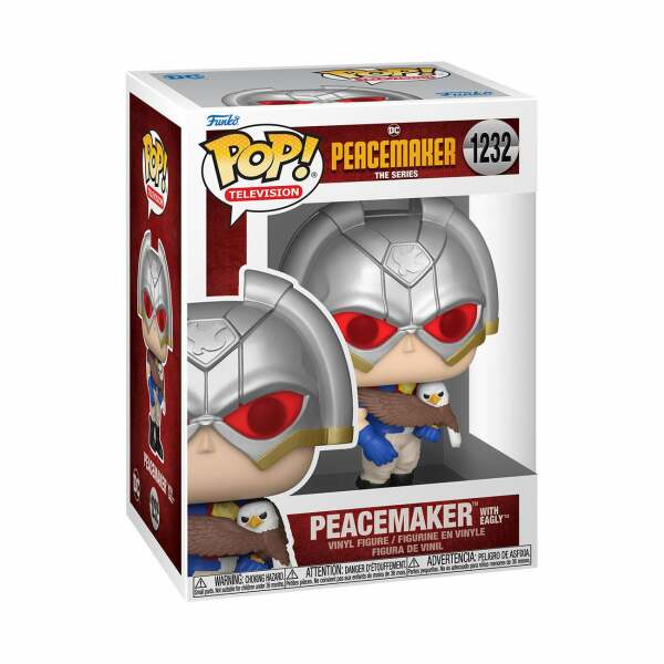 Funko Peacmaker with Eagly El Pacificador Figura POP! TV Vinyl 9 cm - Collector4U.com