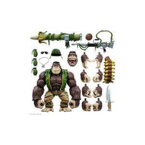 Figura Guerrilla Gorilla Tortugas Ninja Ultimates 20 cm Super7 - Collector4U.com