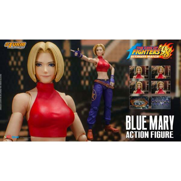 Figura Blue Mary King of Fighters 98: Ultimate Match 1/12 17 cm - Collector4U.com