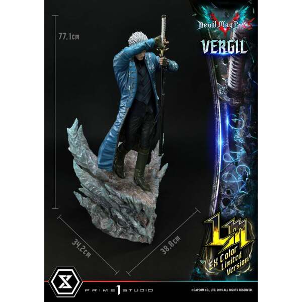 Estatua Vergil Exclusive Version Devil May Cry 5 1/4 77 cm - Collector4U.com