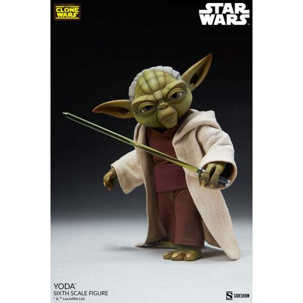 Figura Yoda Star Wars The Clone Wars 1/6 14 cm - Collector4U.com