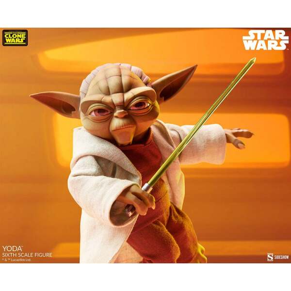 Figura Yoda Star Wars The Clone Wars 1/6 14 cm - Collector4U.com