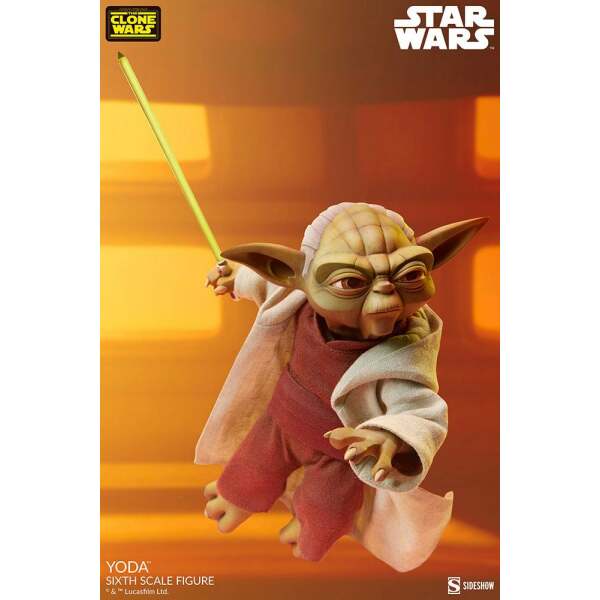 Figura Yoda Star Wars The Clone Wars 1/6 14 cm - Collector4U.com