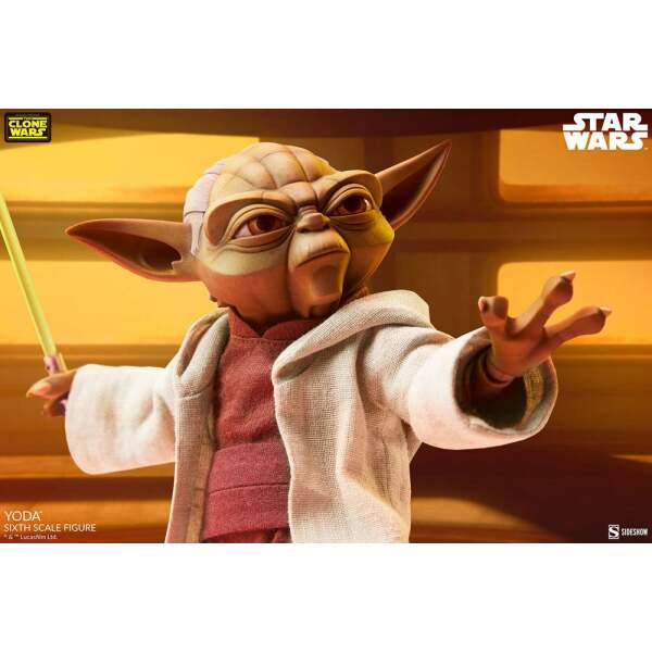 Figura Yoda Star Wars The Clone Wars 1/6 14 cm - Collector4U.com