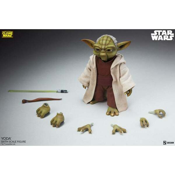 Figura Yoda Star Wars The Clone Wars 1/6 14 cm - Collector4U.com