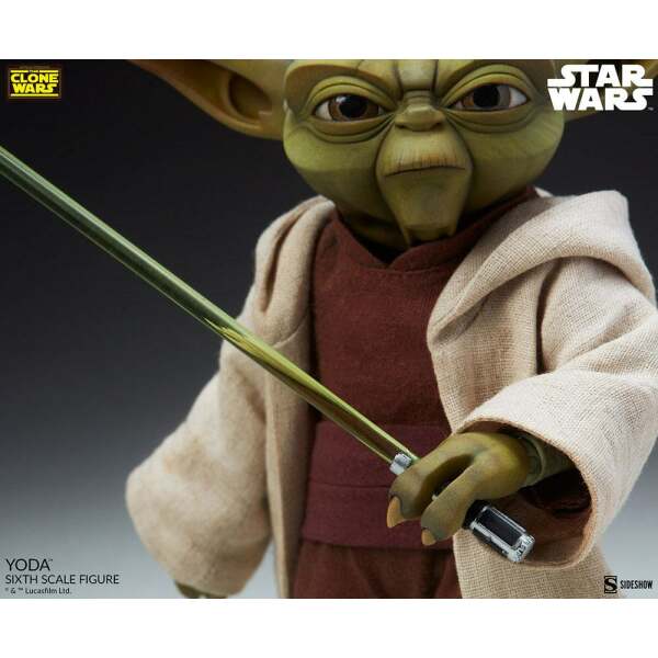 Figura Yoda Star Wars The Clone Wars 1/6 14 cm - Collector4U.com