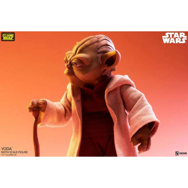 Figura Yoda Star Wars The Clone Wars 1/6 14 cm - Collector4U.com