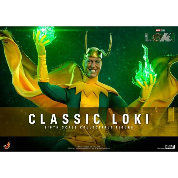 Figura Classic Loki Marvel 1/6 31cm Hot Toys - Collector4U.com