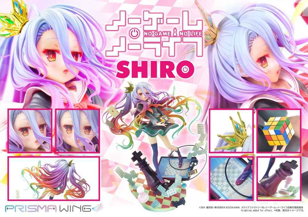 Estatua Shiro No Game No Life PVC 1/7 Prisma Wing 27 cm Prime 1 Studio