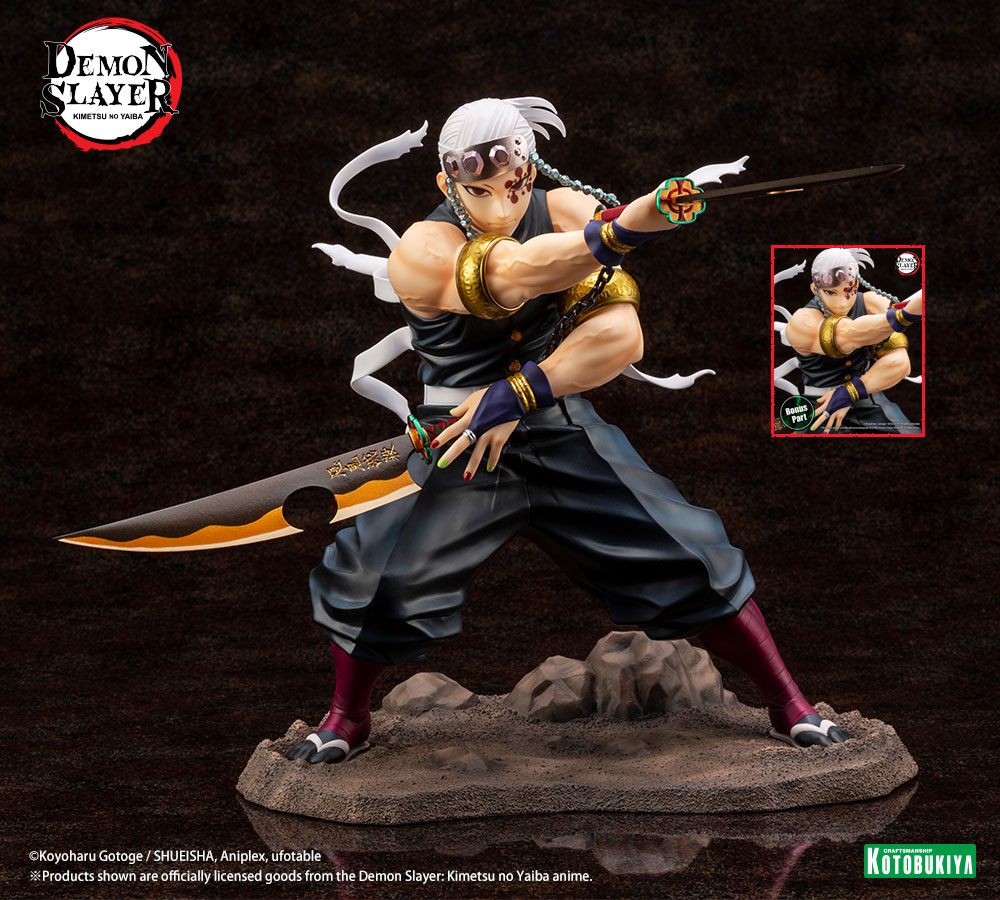 Estatua Tengen Uzui Bonus Edition Demon Slayer ARTFXJ 1/8 23 cm