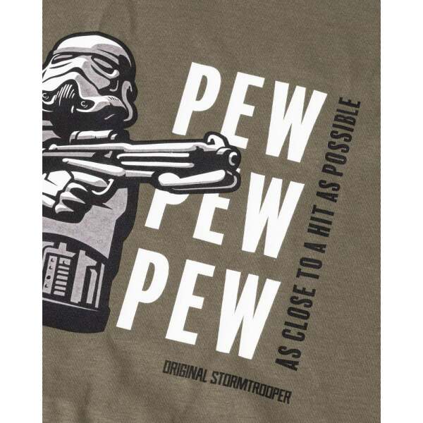 Camiseta Pew Pew Pew Original Stormtrooper Star Wars Talla XL - Collector4U.com