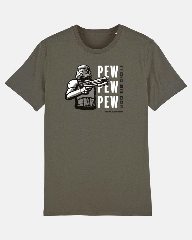 Camiseta Pew Pew Pew Original Stormtrooper Star Wars Talla M