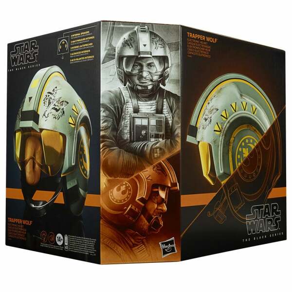 Casco Electrónico 2023 Trapper Wolf Star Wars: The Mandalorian Black Series - Collector4U.com