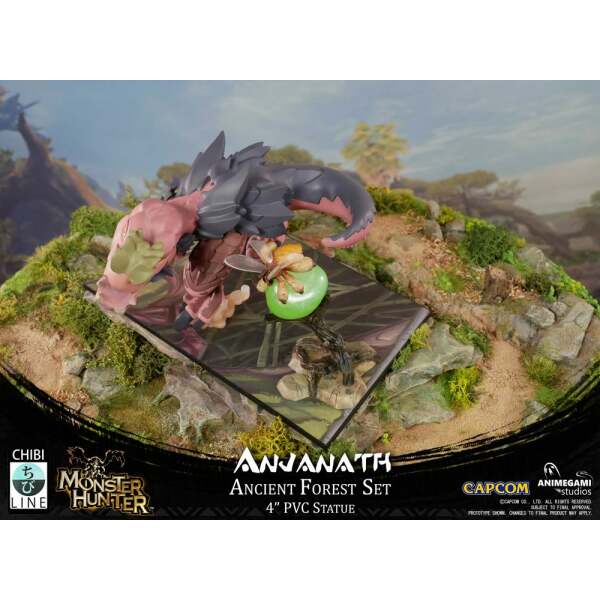 Estatua Anjanath Monster Hunter PVC 10 cm Animegami Studios