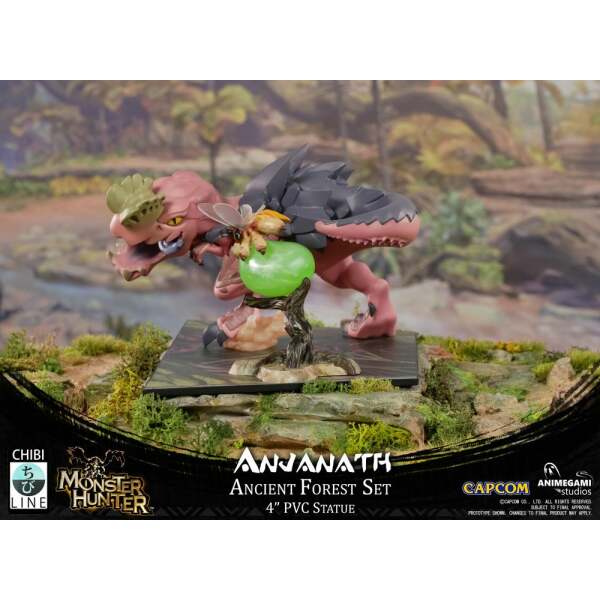 Estatua Anjanath Monster Hunter PVC 10 cm Animegami Studios