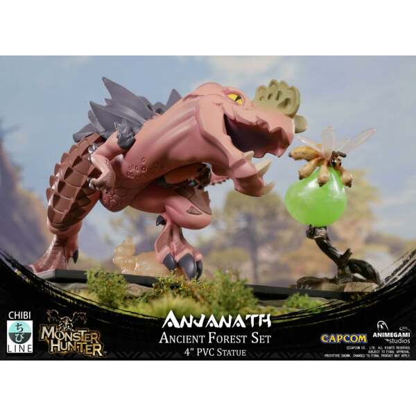 Estatua Anjanath Monster Hunter PVC 10 cm Animegami Studios