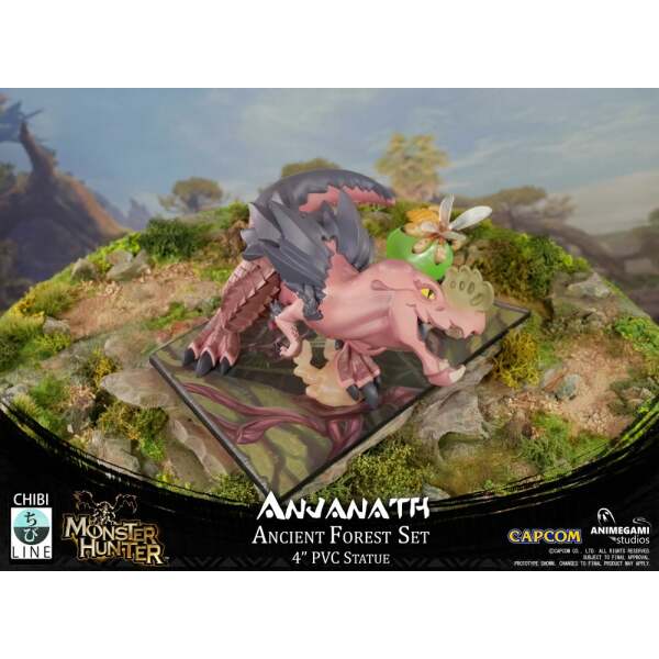 Estatua Anjanath Monster Hunter PVC 10 cm Animegami Studios