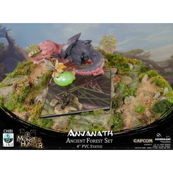 Estatua Anjanath Monster Hunter PVC 10 cm Animegami Studios