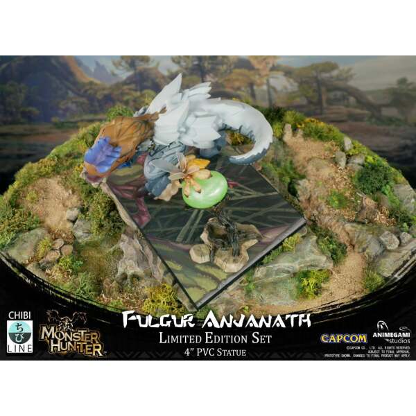 Estatua Fulgur Anjanath Monster Hunter PVC 10 cm Animegami Studios