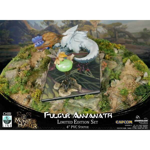 Estatua Fulgur Anjanath Monster Hunter PVC 10 cm Animegami Studios