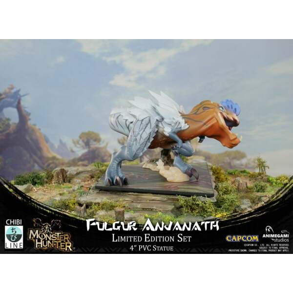 Estatua Fulgur Anjanath Monster Hunter PVC 10 cm Animegami Studios