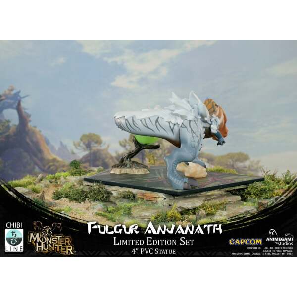 Estatua Fulgur Anjanath Monster Hunter PVC 10 cm Animegami Studios