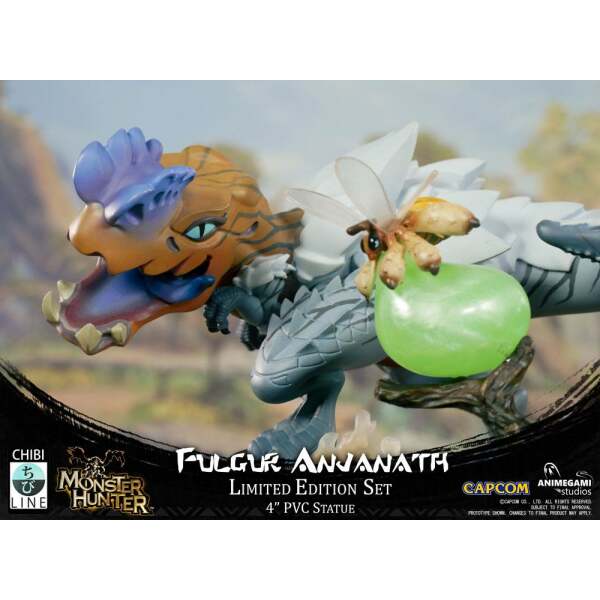 Estatua Fulgur Anjanath Monster Hunter PVC 10 cm Animegami Studios